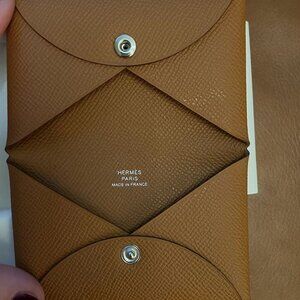 Hermes Calvi Card Holder
